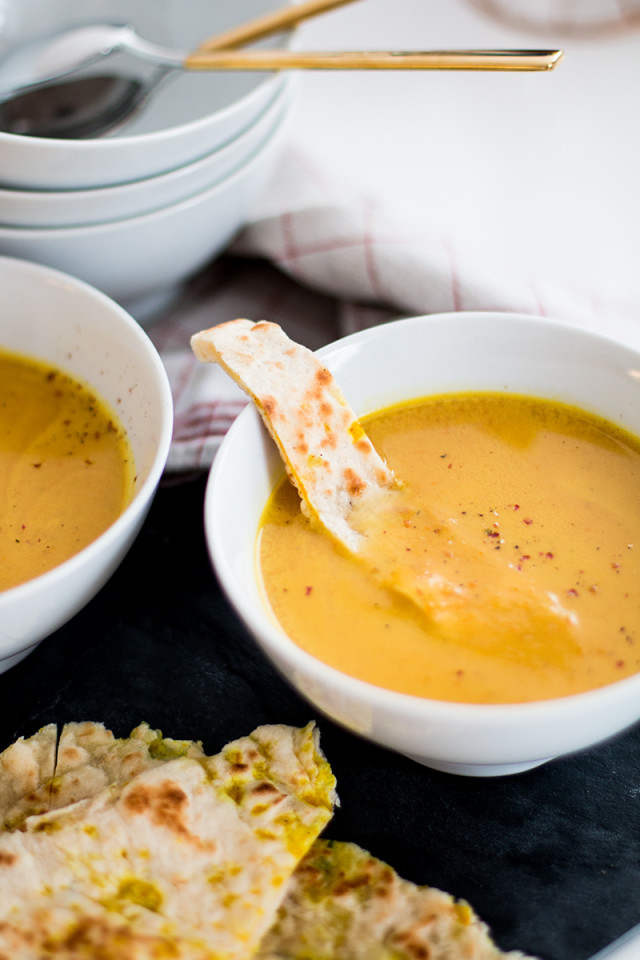 RECIPE: sweet potato & pumpkin soup with curry