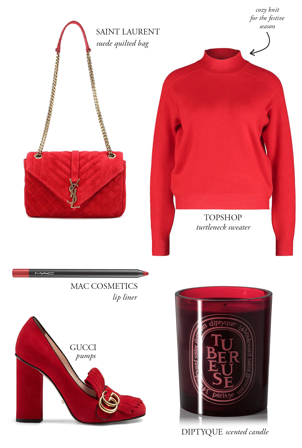 CRAVINGS: holiday red.