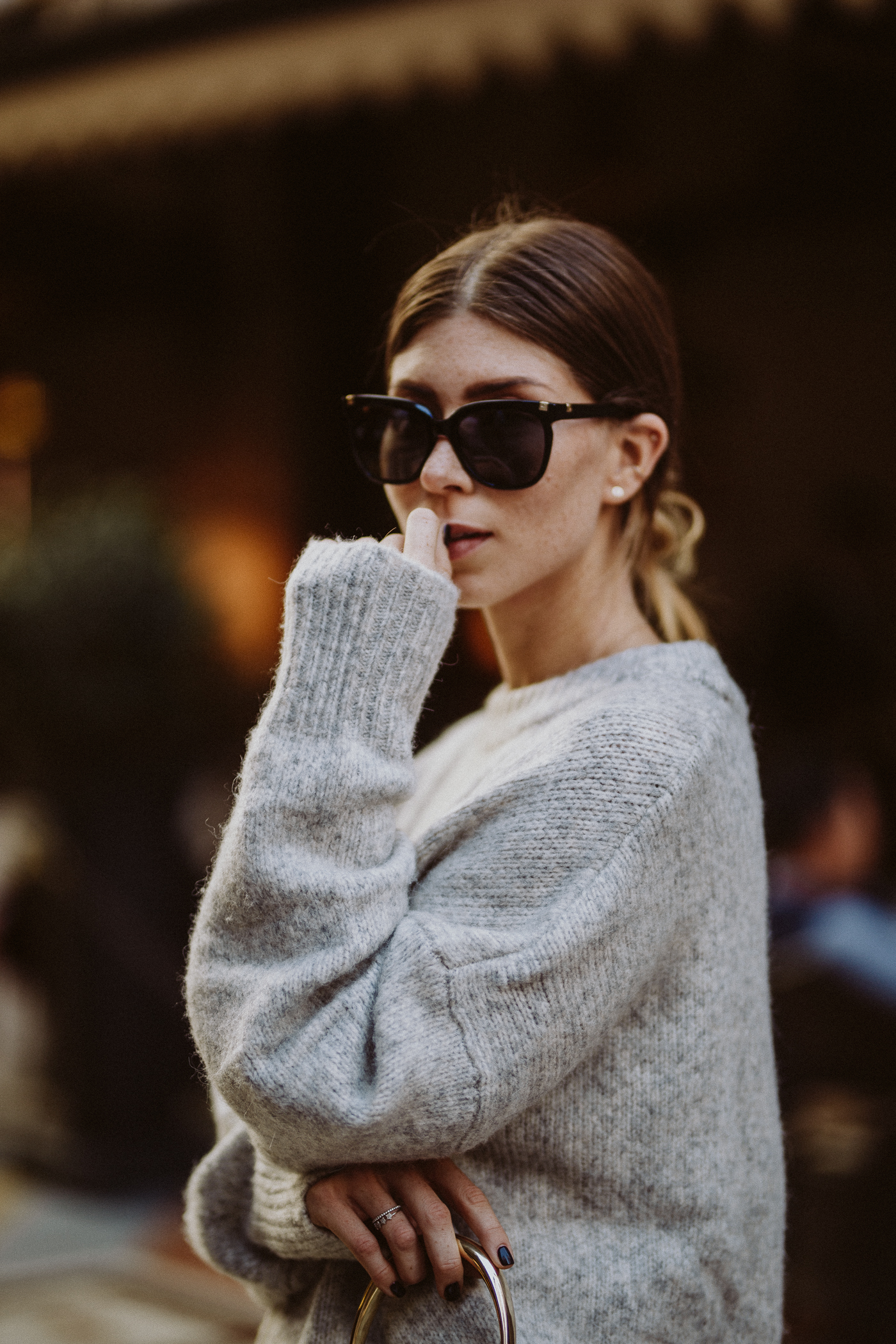 Zara Oversize Knit Sweater Fall 2017 - Bikinis & Passports