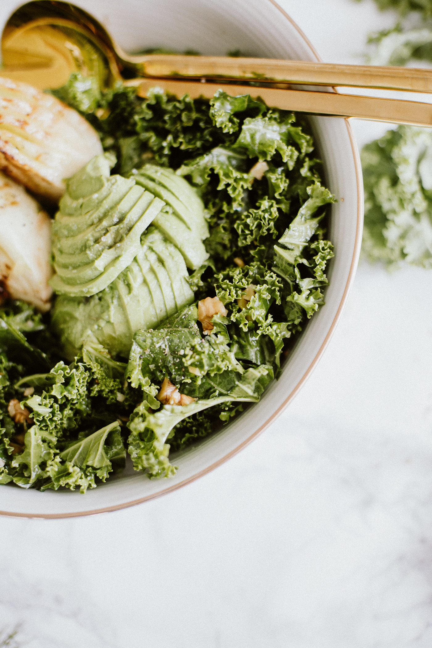 Winter Kale Salad with Grilled Fennel Recipe | Bikinis & Passports