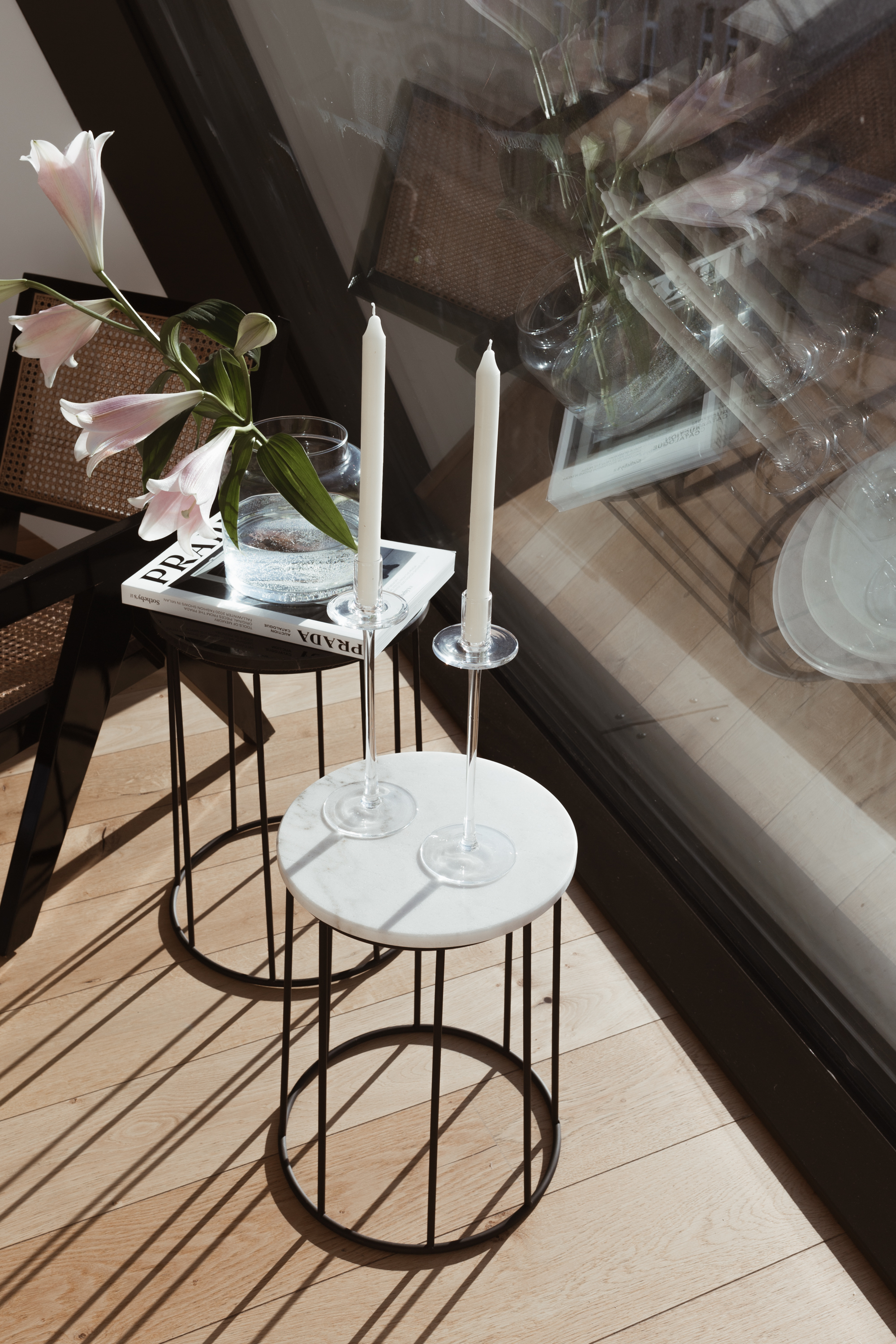 3 ways to style sidetables - Bikinis & Passports