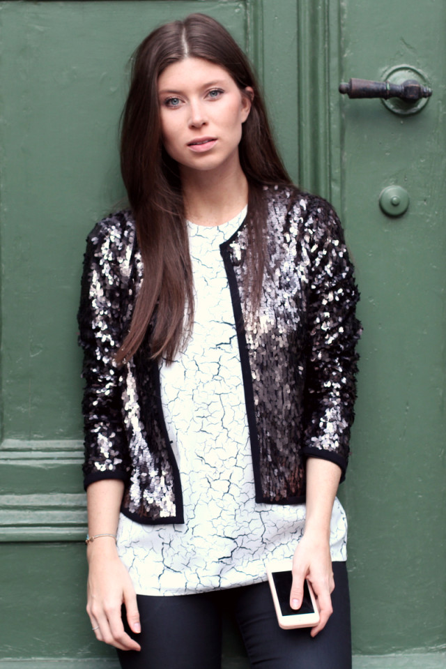 OUTFIT: sequins & stone