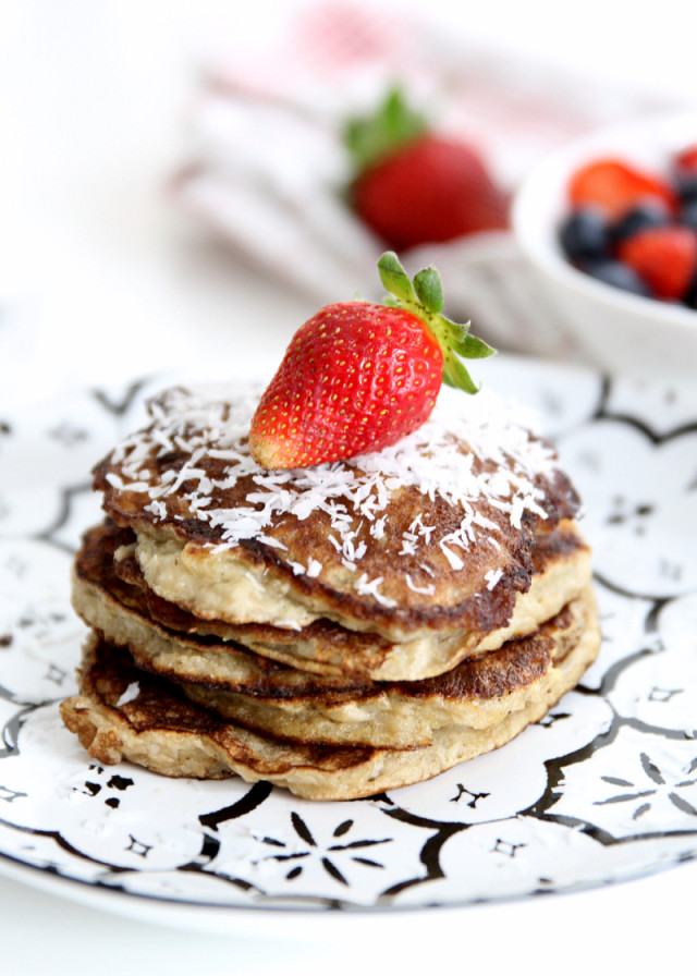 RECIPE: healthy banana pancakes