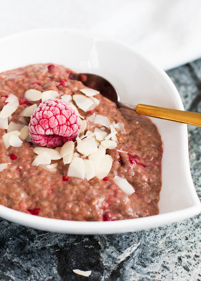 RECIPE sugar free chocolate chia pudding Bikinis & Passports