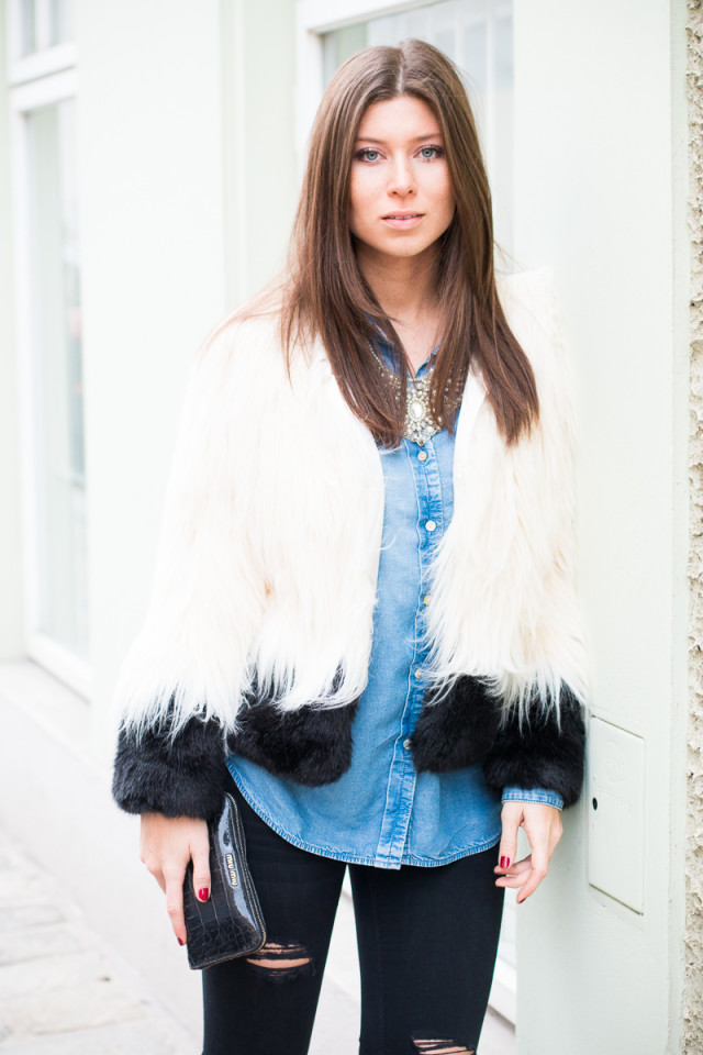 Unreal Fur Jacket via GIRISSIMA.com | Bikinis & Passports