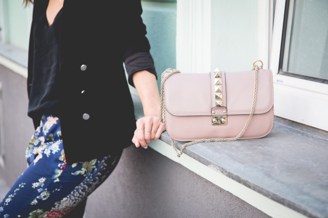 OUTFIT: floral pants and python heels | Bikinis & Passports