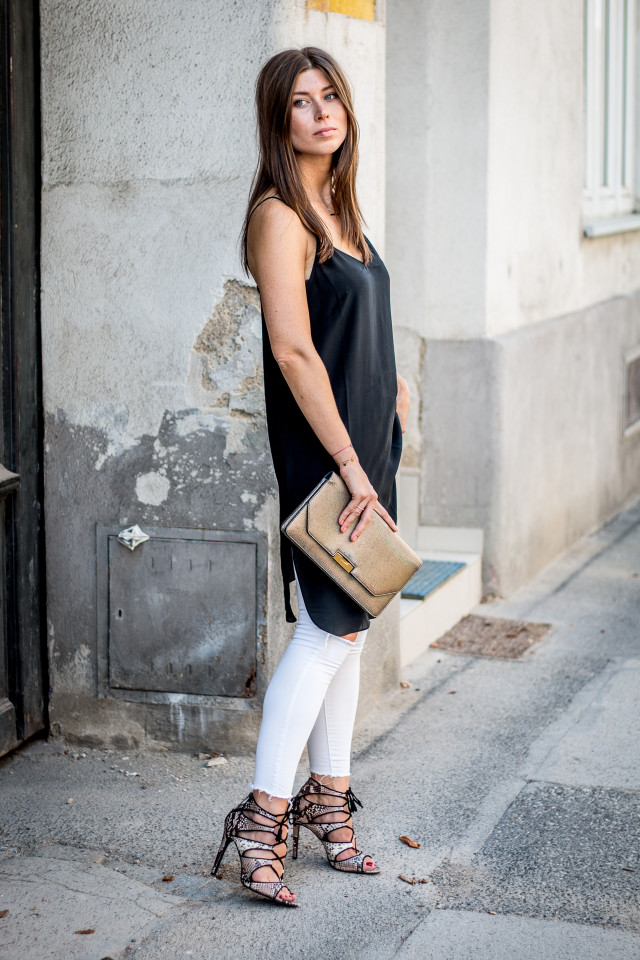 OUTFIT: silk slip dress | Bikinis & Passports