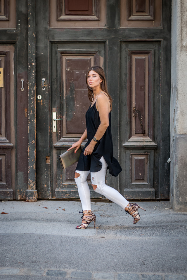 OUTFIT: silk slip dress | Bikinis & Passports