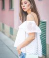 OUTFIT: rebecca minkoff celestine off-shoulder top | Bikinis & Passports