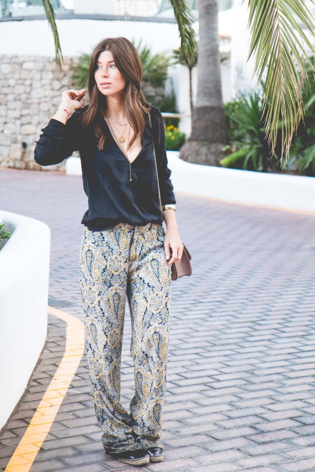 OUTFIT: paisley print pants | Bikinis & Passports