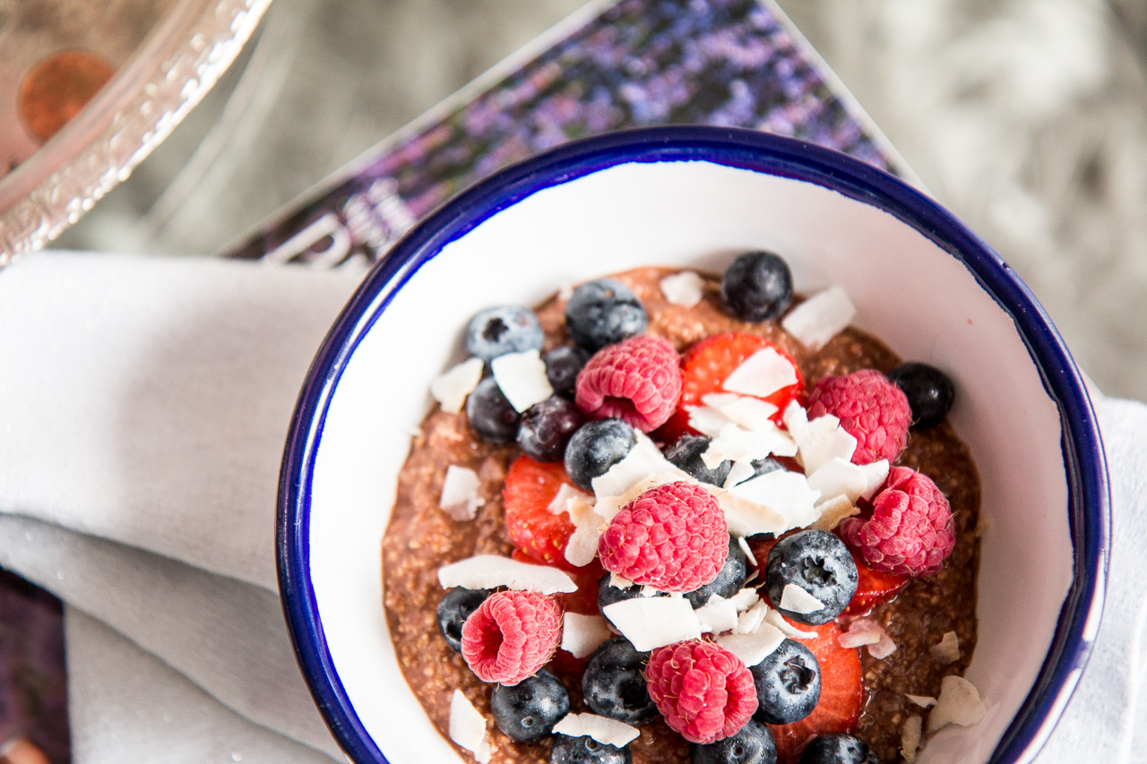 healthy chocolate porridge