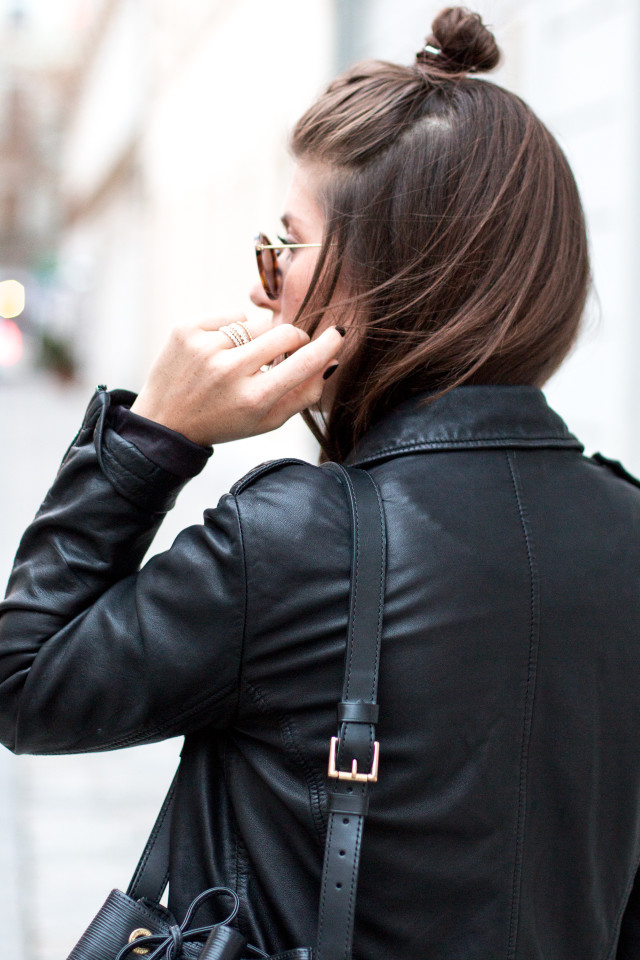 OUTFIT: black layers + la palmerie leopard espadrilles | Bikinis & Passports