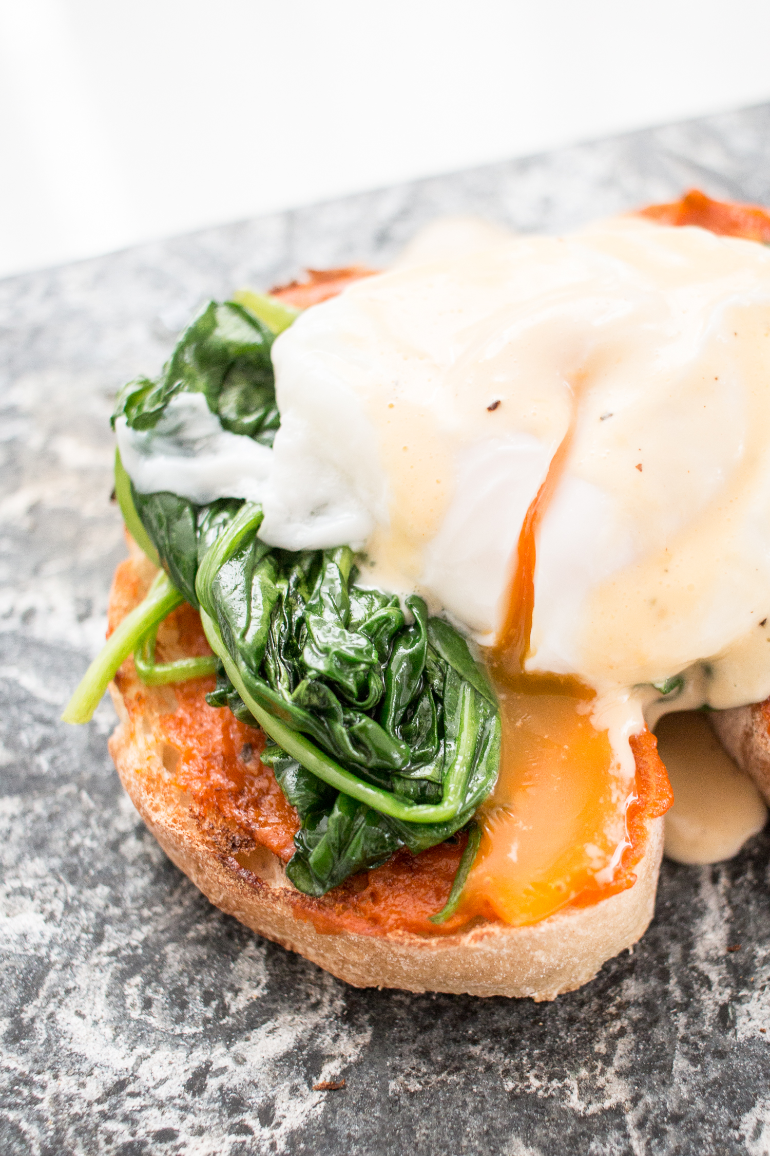 RECIPE: eggs florentine + video tutorial.