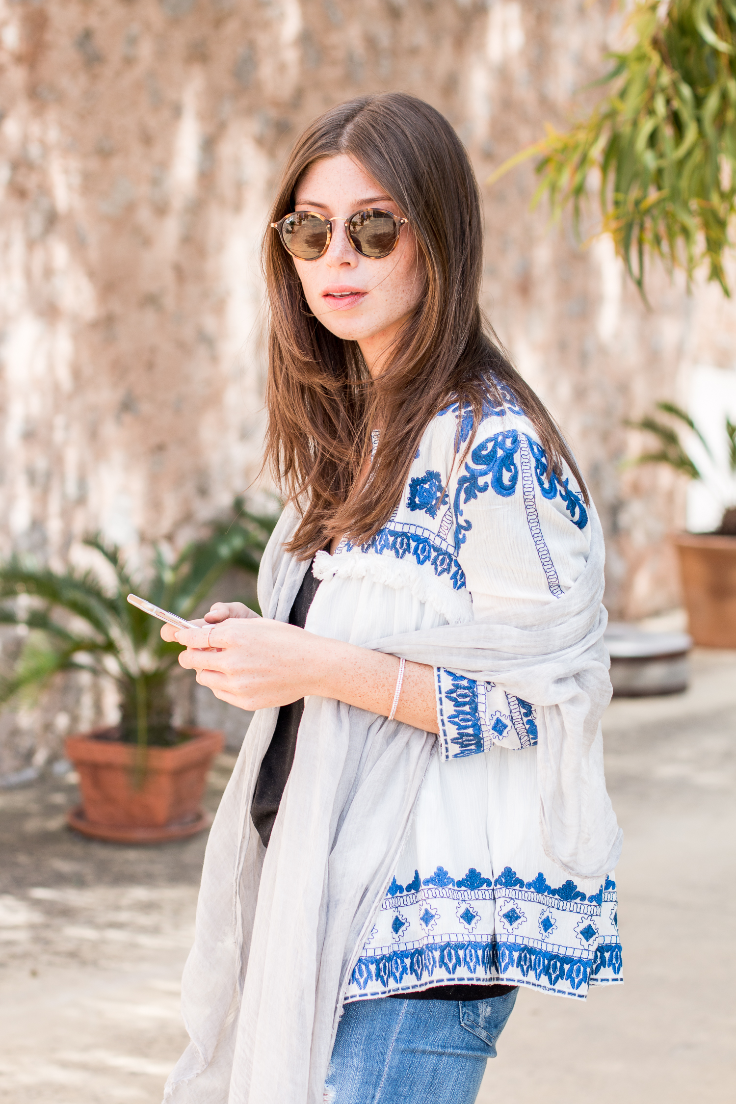 OUTFIT: boho crinkled jacket.