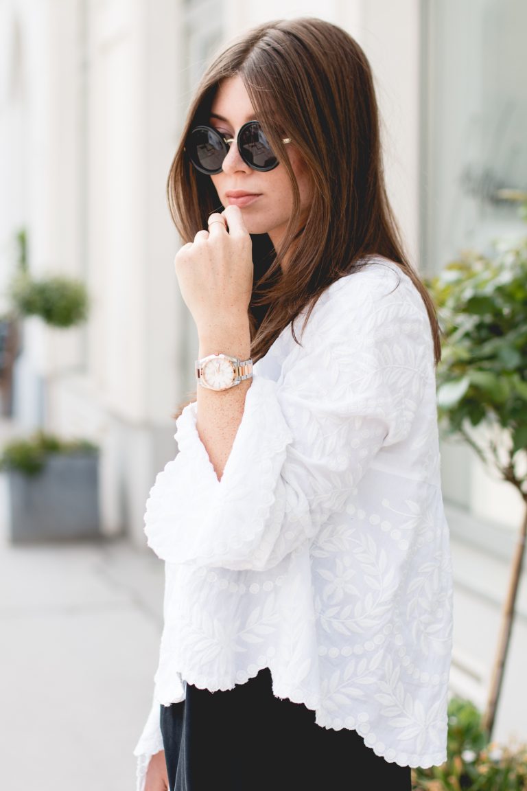 OUTFIT: omega seamaster aqua terra ladies + bell sleeves | Bikinis & Passports