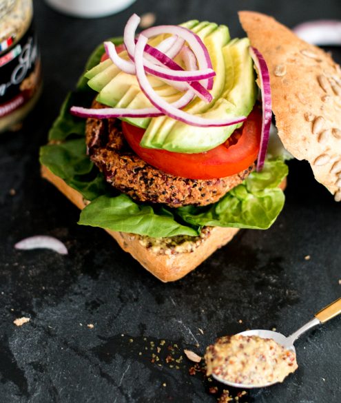 Vegan Quinoa Burger Recipe | Bikinis & Passports