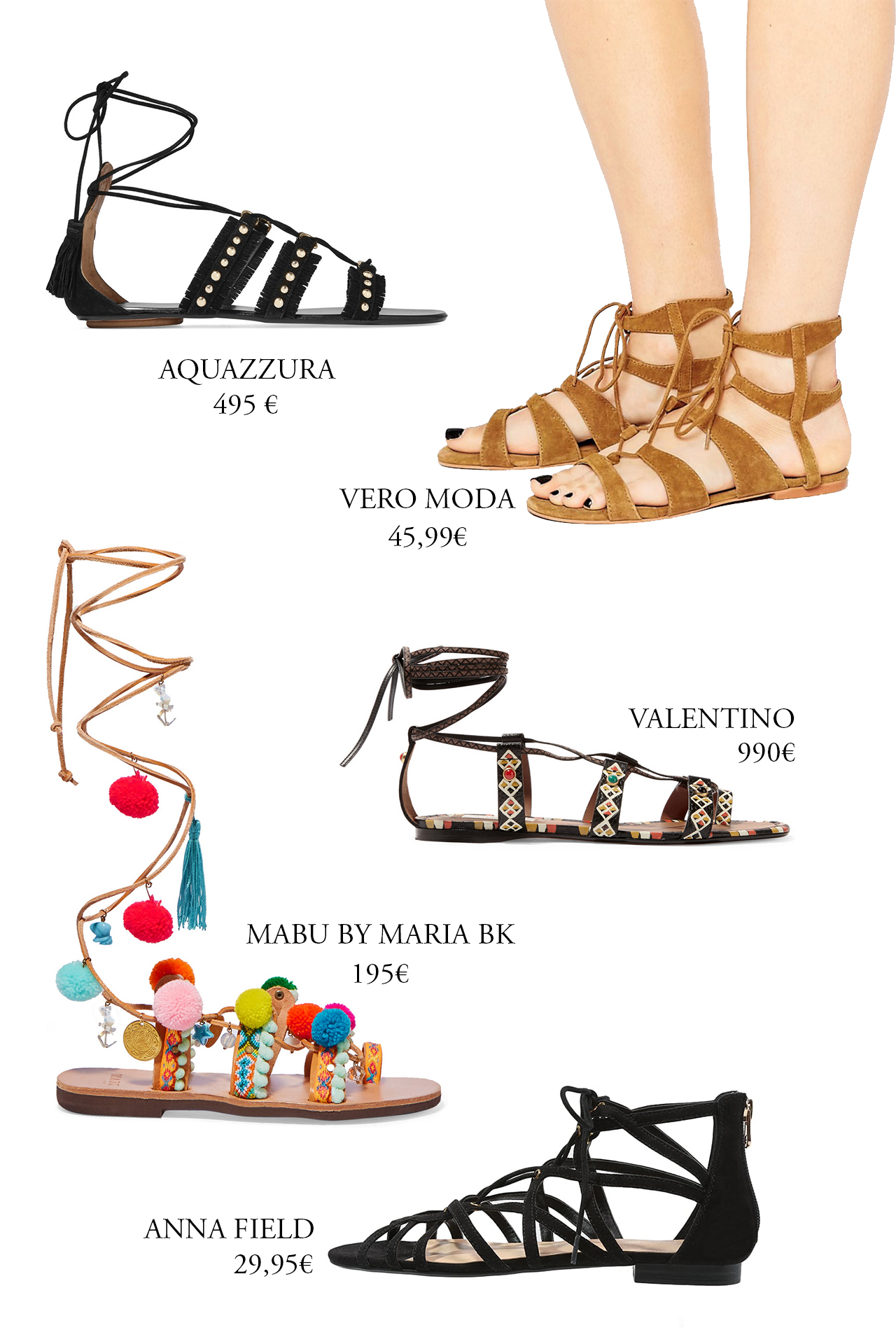 CRAVINGS: boho sandals for every budget.