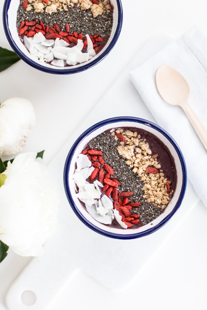 RECIPE acaí bowl in Vienna Bikinis & Passports