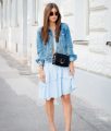 OUTFIT: light blue ruffled summer dress | Bikinis & Passports