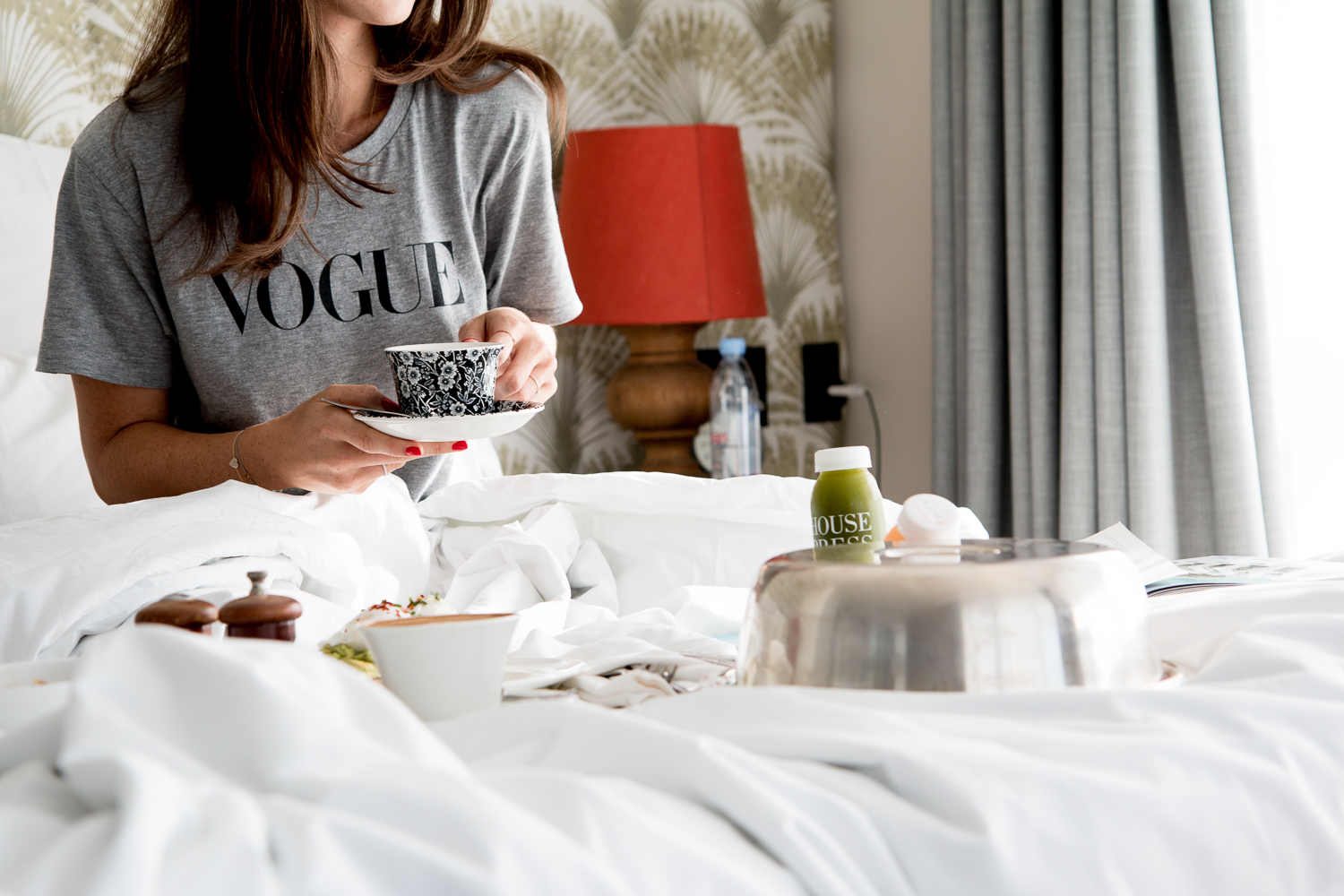 coffee in bed.