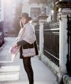 OUTFIT: Lack Of Color The Velveteen Boater Hat | Bikinis & Passports