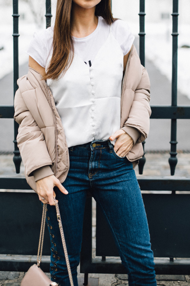 OUTFIT: studded mom jeans + chloé boots | Bikinis & Passports