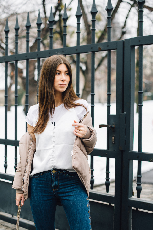 OUTFIT: camisole over shirt | Bikinis & Passports
