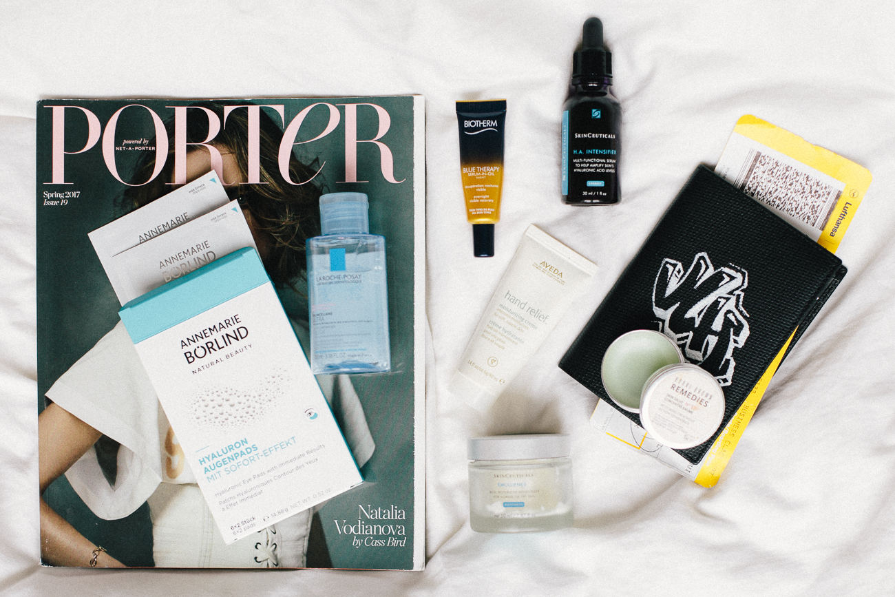 BEAUTY TALK: in-flight routine.