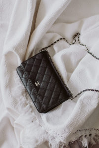Chanel Wallet on Chain Review: Classic Black Caviar Leather + Silver Hardware | Bikinis & Passports