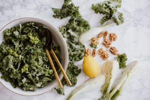 Winter Kale Salad with Grilled Fennel Recipe | Bikinis & Passports