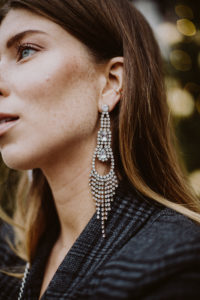 Crystal Earrings for New Year's Eve | Bikinis & Passports