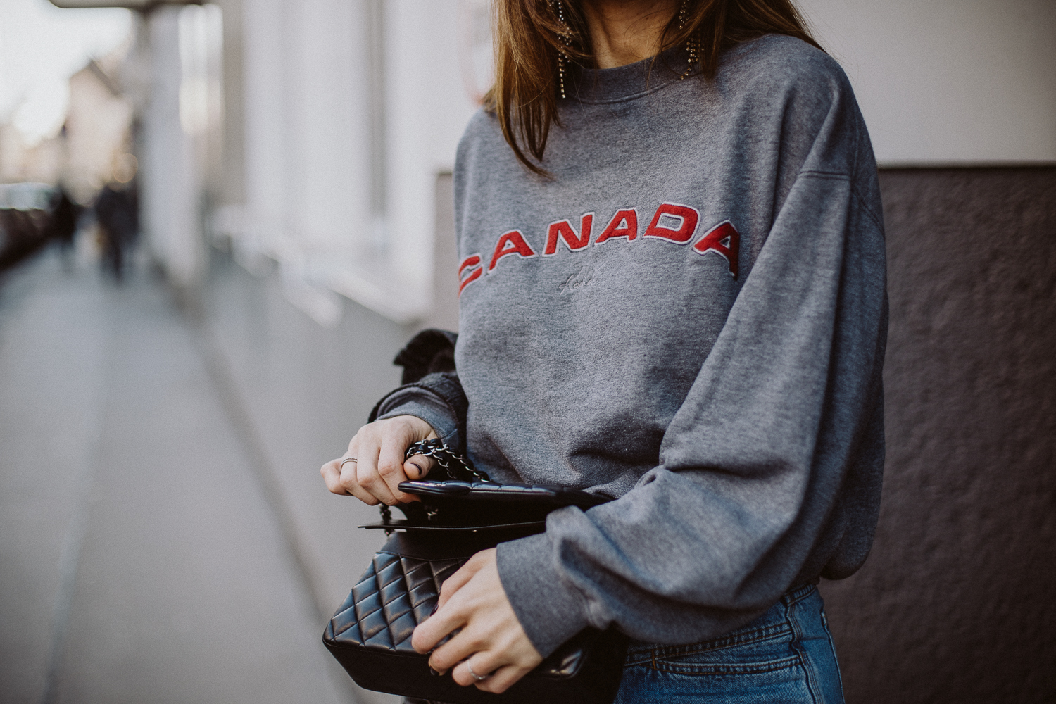 the boyfriend sweater: Canada sweatshirt | Bikinis & Passports