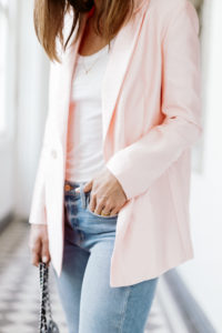 Spring Must-Have: Pastel Pink Blazer | Bikinis & Passports