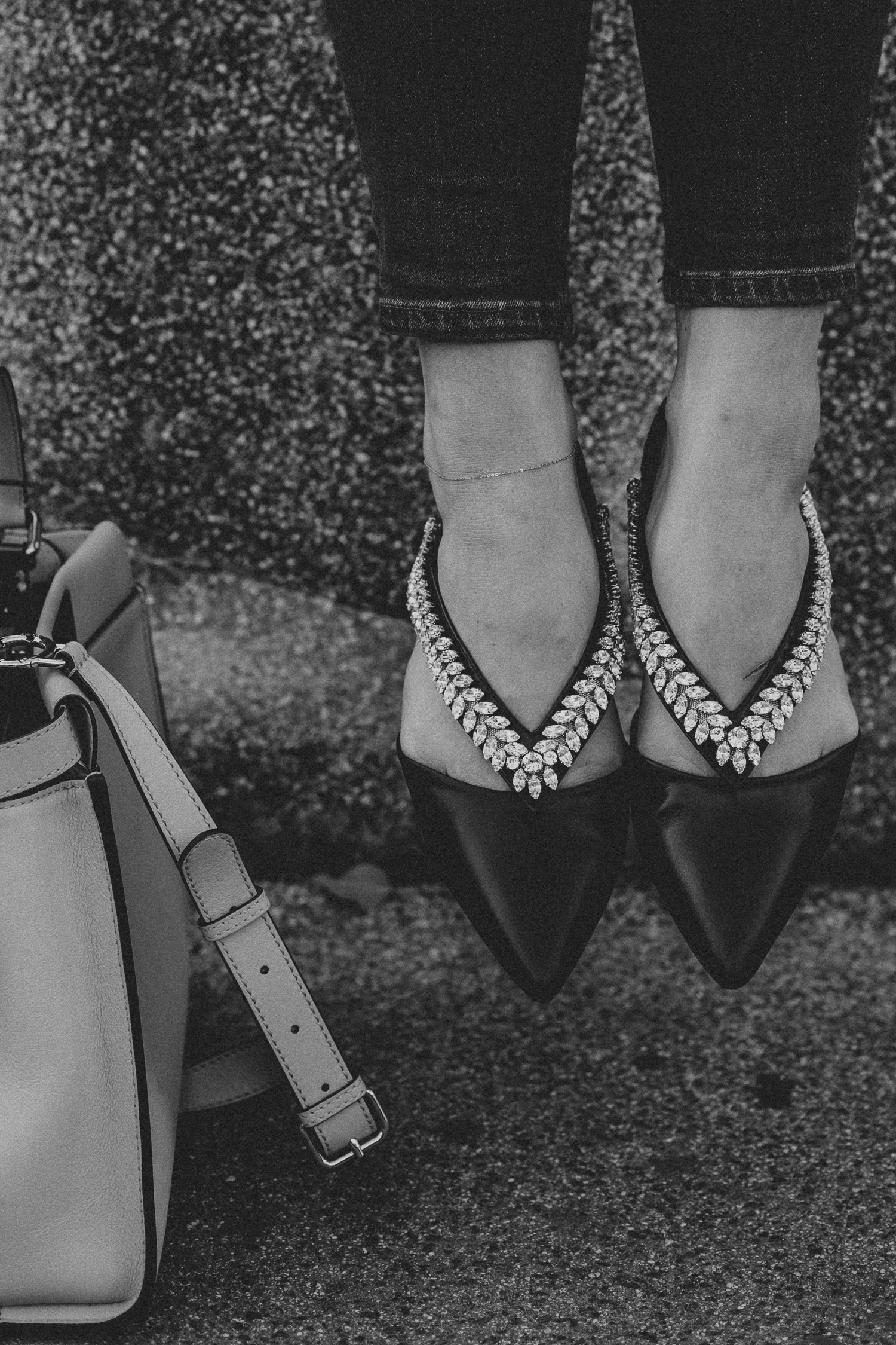 Roger Vivier Flats, Fendi Peekaboo bag | Bikinis & Passports