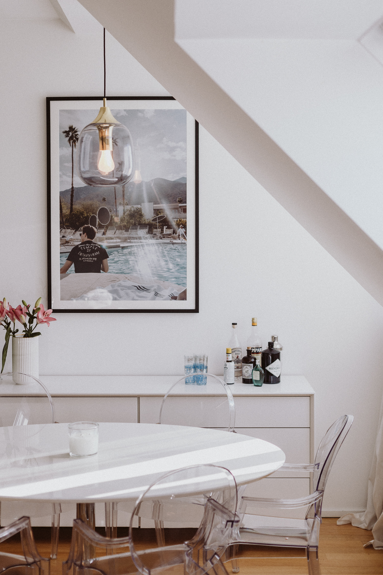 Dining Room Sideboard, White Scandi Style | Bikinis & Passports