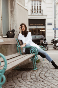 Mytheresa Free Shipping: How to style a white blazer - Bikinis & Passports