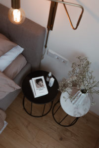 3 ways to style sidetables - Bikinis & Passports